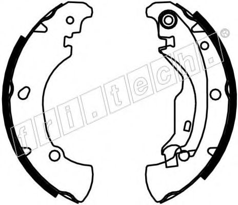 fri.tech. 17375 Тормозные колодоки для FIAT (Фиат) fri.tech. 17375 Тормозные колодоки для FIAT (Фиат)