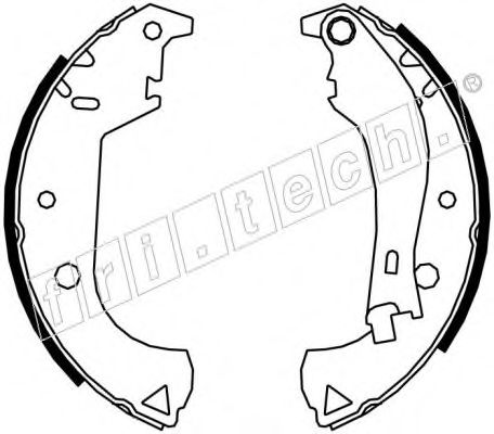fri.tech. 17385 Тормозные колодоки для FIAT (Фиат) fri.tech. 17385 Тормозные колодоки для FIAT (Фиат)