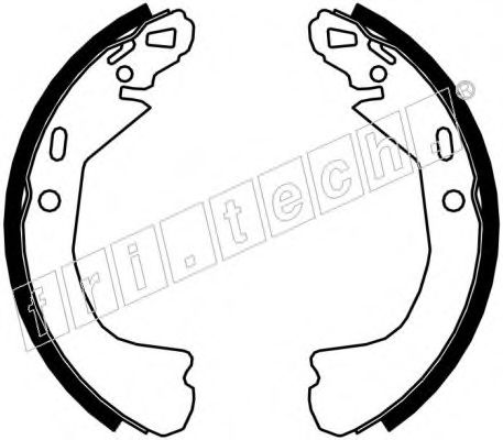 fri.tech. 1027.006 Тормозные колодоки для BUICK PARK AVENUE (Бьюик Парк аvэнуэ)