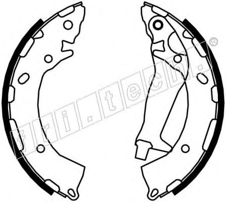 fri.tech. 1046.225 Тормозные колодоки 