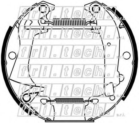 fri.tech. 16411 Тормозные колодоки 