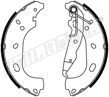fri.tech. 1073.177 Тормозные колодоки 