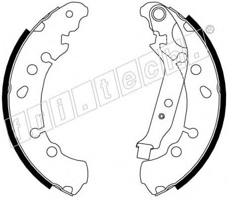 fri.tech. 1115.326 Тормозные колодоки 