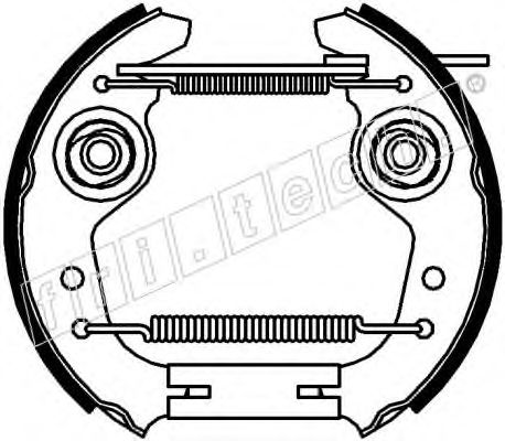 fri.tech. 16063 Тормозные колодоки 