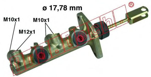 fri.tech. PF106 Главный тормозной цилиндр для FORD FIESTA (Форд Фиэста) fri.tech. PF106 Главный тормозной цилиндр для FORD FIESTA (Форд Фиэста)