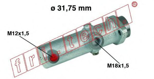 fri.tech. PF135 Главный тормозной цилиндр для IVECO EURO (Ивеко Эуро) fri.tech. PF135 Главный тормозной цилиндр для IVECO EURO (Ивеко Эуро)