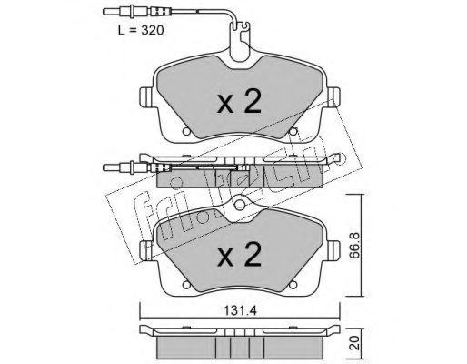 fri.tech. 870.0 Тормозные колодки для PEUGEOT 407 (Пежо 407) fri.tech. 870.0 Тормозные колодки для PEUGEOT 407 (Пежо 407)