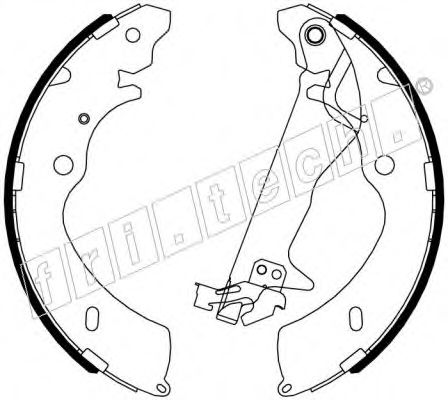 fri.tech. 1047.377Y Тормозные колодоки 