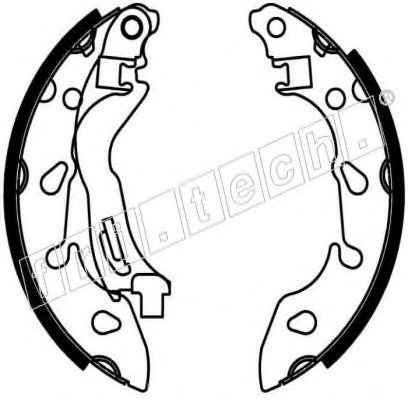 fri.tech. 1034.125 Тормозные колодоки для FIAT 500 (Фиат 500) fri.tech. 1034.125 Тормозные колодоки для FIAT 500 (Фиат 500)