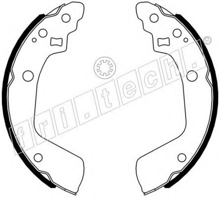 fri.tech. 1111.254 Тормозные колодоки 