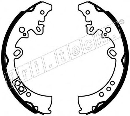 fri.tech. 1115.317S Тормозные колодоки 