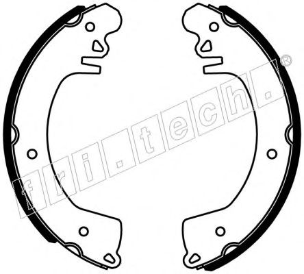 fri.tech. 1026.355 Тормозные колодоки для TATA TELCOLINE (Тата Тэлcолинэ)