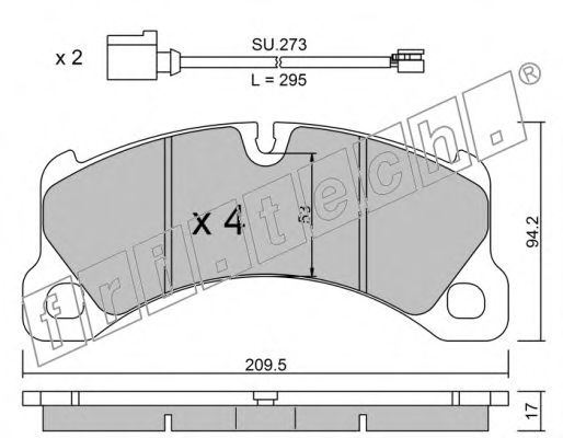 fri.tech. 972.0W Тормозные колодки для PORSCHE (Порше) fri.tech. 972.0W Тормозные колодки для PORSCHE (Порше)
