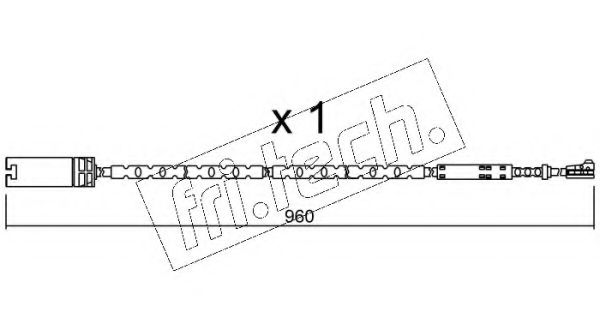 fri.tech. SU.281 Сигнализатор, износ тормозных колодок для MINI MINI PACEMAN (Мини Мини паcэман) fri.tech. SU.281 Сигнализатор, износ тормозных колодок для MINI MINI PACEMAN (Мини Мини паcэман)