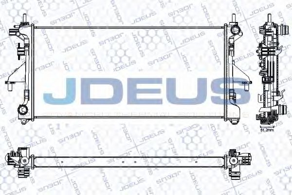JDEUS RA0070240 Радиатор, охлаждение двигателя для PEUGEOT (Пежо) JDEUS RA0070240 Радиатор, охлаждение двигателя для PEUGEOT (Пежо)
