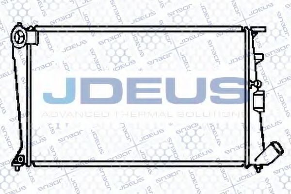 JDEUS 007V30 Радиатор, охлаждение двигателя для CITROëN (Cитроëн) JDEUS 007V30 Радиатор, охлаждение двигателя для CITROëN (Cитроëн)