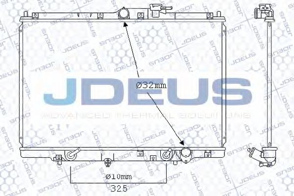 JDEUS 013N21 Радиатор, охлаждение двигателя для HONDA ODYSSEY (Хонда Одъссэъ) JDEUS 013N21 Радиатор, охлаждение двигателя для HONDA ODYSSEY (Хонда Одъссэъ)