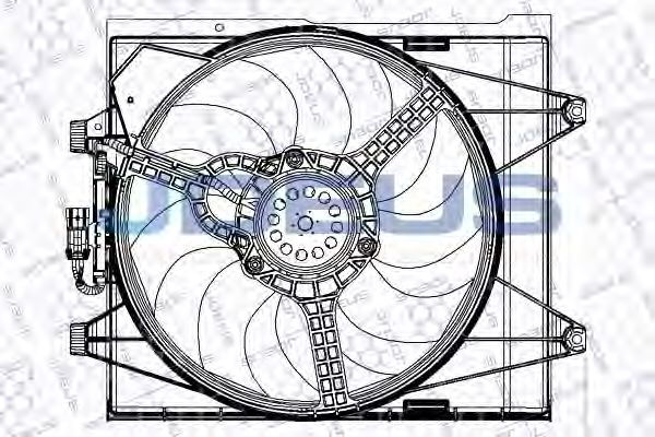 JDEUS EV878310 Вентилятор, охлаждение двигателя для FIAT 500 (Фиат 500) JDEUS EV878310 Вентилятор, охлаждение двигателя для FIAT 500 (Фиат 500)