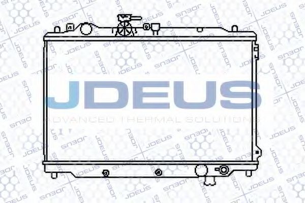 JDEUS 016N21 Радиатор, охлаждение двигателя для MAZDA 626 III (Мазда 626 3) JDEUS 016N21 Радиатор, охлаждение двигателя для MAZDA 626 III (Мазда 626 3)
