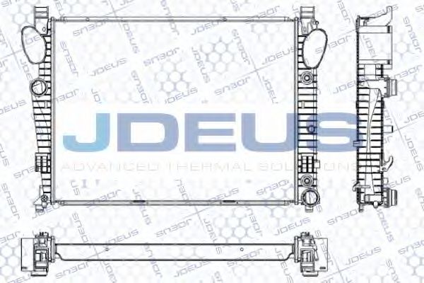 JDEUS RA0170690 Радиатор, охлаждение двигателя 
