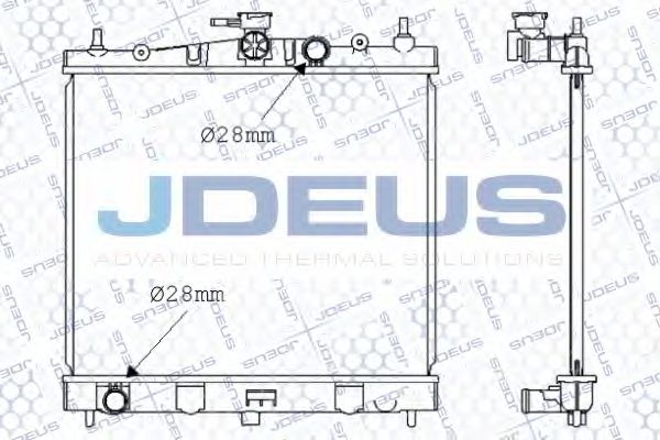 JDEUS 019M54 Радиатор, охлаждение двигателя для NISSAN MARCH III (Ниссан Марч 3) JDEUS 019M54 Радиатор, охлаждение двигателя для NISSAN MARCH III (Ниссан Марч 3)