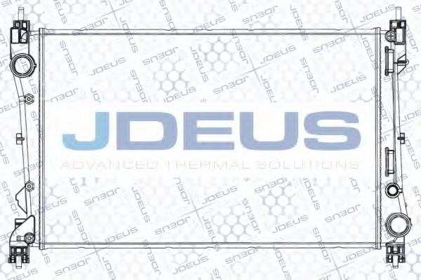 JDEUS RA0111320 Радиатор, охлаждение двигателя 
