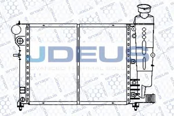 JDEUS 021E18 Радиатор, охлаждение двигателя для PEUGEOT (Пежо) JDEUS 021E18 Радиатор, охлаждение двигателя для PEUGEOT (Пежо)