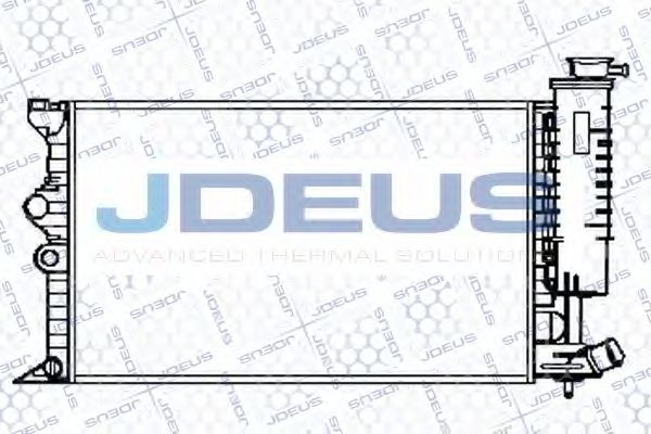JDEUS 021M44 Радиатор, охлаждение двигателя для CITROëN (Cитроëн) JDEUS 021M44 Радиатор, охлаждение двигателя для CITROëN (Cитроëн)