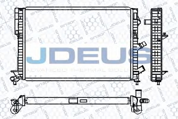 JDEUS 023B49 Радиатор, охлаждение двигателя для RENAULT (Рено) JDEUS 023B49 Радиатор, охлаждение двигателя для RENAULT (Рено)