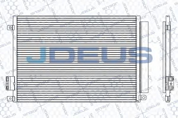 JDEUS RA7111230 Конденсатор, кондиционер для FIAT 500 (Фиат 500) JDEUS RA7111230 Конденсатор, кондиционер для FIAT 500 (Фиат 500)