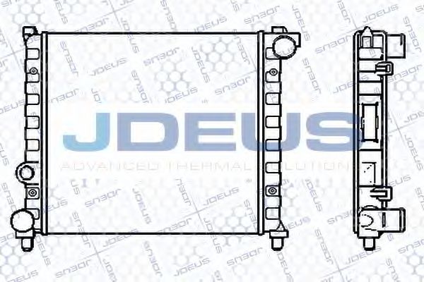JDEUS 025V05 Радиатор, охлаждение двигателя для SEAT (Сеат) JDEUS 025V05 Радиатор, охлаждение двигателя для SEAT (Сеат)