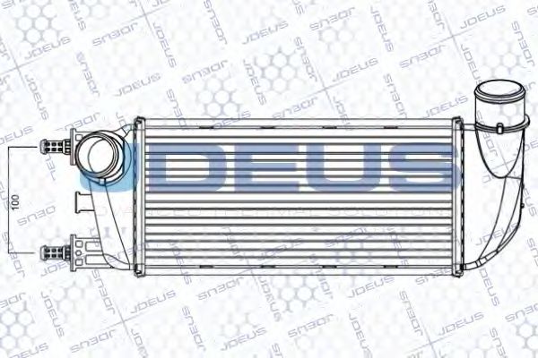 JDEUS RA8111230 Интеркулер для FIAT 500 (Фиат 500) JDEUS RA8111230 Интеркулер для FIAT 500 (Фиат 500)