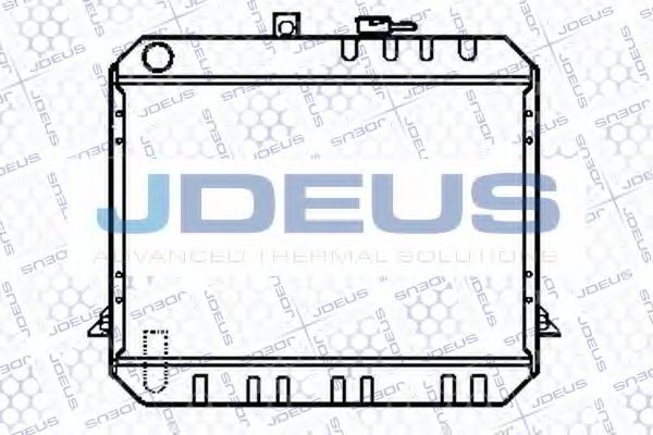 JDEUS 028N33 Радиатор, охлаждение двигателя для TOYOTA HIACE II (Тойота/тоета Хиаcэ 2) JDEUS 028N33 Радиатор, охлаждение двигателя для TOYOTA HIACE II (Тойота/тоета Хиаcэ 2)
