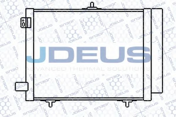 JDEUS 707M53 Конденсатор, кондиционер для CITROëN (Cитроëн) JDEUS 707M53 Конденсатор, кондиционер для CITROëN (Cитроëн)