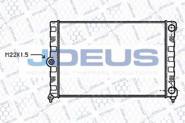 JDEUS 030M47 Радиатор, охлаждение двигателя для VOLKSWAGEN JETTA III (Фольксваген Джетта 3) JDEUS 030M47 Радиатор, охлаждение двигателя для VOLKSWAGEN JETTA III (Фольксваген Джетта 3)