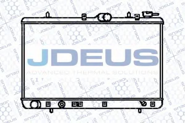 JDEUS 054M03 Радиатор, охлаждение двигателя для HYUNDAI (Хендай)
