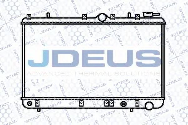 JDEUS 054M06 Радиатор, охлаждение двигателя для HYUNDAI (Хендай)