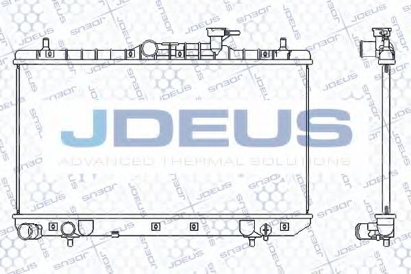 JDEUS 054M08 Радиатор, охлаждение двигателя для HYUNDAI (Хендай)