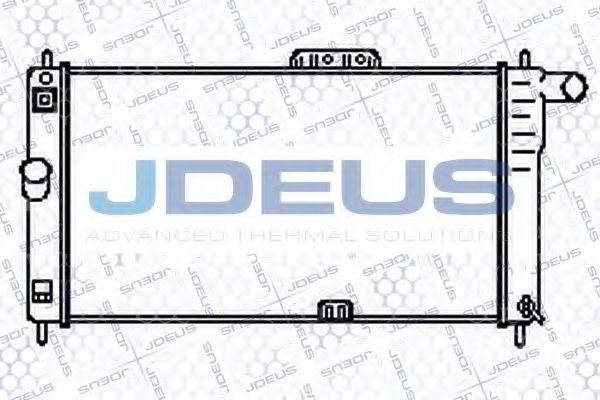 JDEUS 056M06 Радиатор, охлаждение двигателя для DAEWOO (Дэу) JDEUS 056M06 Радиатор, охлаждение двигателя для DAEWOO (Дэу)