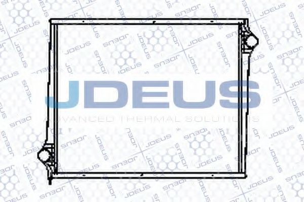 JDEUS 141M03 Радиатор, охлаждение двигателя 