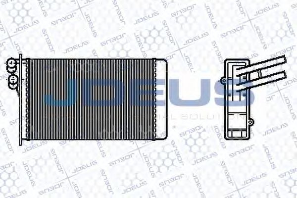 JDEUS 201B02 Теплообменник, отопление салона для AUDI 90 (Ауди 90) JDEUS 201B02 Теплообменник, отопление салона для AUDI 90 (Ауди 90)