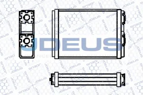 JDEUS 219M52 Теплообменник, отопление салона для NISSAN (Ниссан) JDEUS 219M52 Теплообменник, отопление салона для NISSAN (Ниссан)