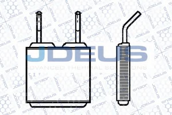 JDEUS 220M06 Теплообменник, отопление салона для OPEL CORSA A (Опель Cорса а) JDEUS 220M06 Теплообменник, отопление салона для OPEL CORSA A (Опель Cорса а)