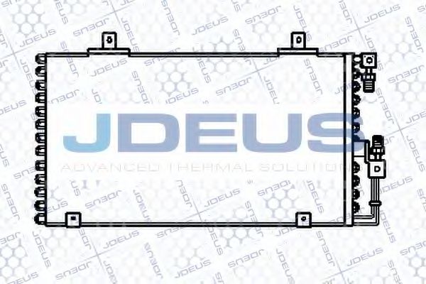 JDEUS 701M05 Конденсатор, кондиционер для AUDI 80 (Ауди 80) JDEUS 701M05 Конденсатор, кондиционер для AUDI 80 (Ауди 80)