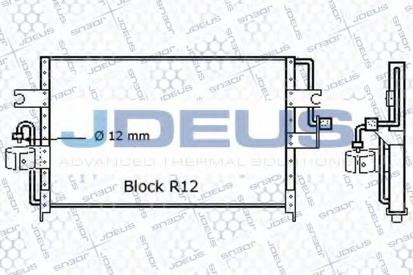 JDEUS 719M08 Конденсатор, кондиционер для NISSAN PRIMERA (Ниссан Примера) JDEUS 719M08 Конденсатор, кондиционер для NISSAN PRIMERA (Ниссан Примера)