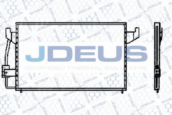 JDEUS 721M28 Конденсатор, кондиционер для CITROëN (Cитроëн) JDEUS 721M28 Конденсатор, кондиционер для CITROëN (Cитроëн)