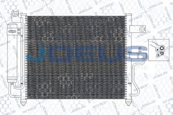 JDEUS 754M18 Конденсатор, кондиционер для HYUNDAI ACCENT II (Хендай Акцент 2) JDEUS 754M18 Конденсатор, кондиционер для HYUNDAI ACCENT II (Хендай Акцент 2)