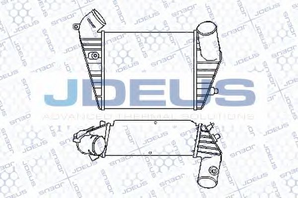 JDEUS 801M01 Интеркулер для AUDI 100 (Ауди 100) JDEUS 801M01 Интеркулер для AUDI 100 (Ауди 100)