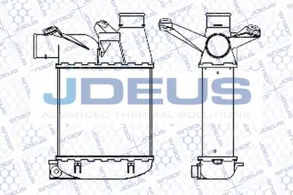 JDEUS 805M17 Интеркулер для BMW 7 (Бмв 7) JDEUS 805M17 Интеркулер для BMW 7 (Бмв 7)