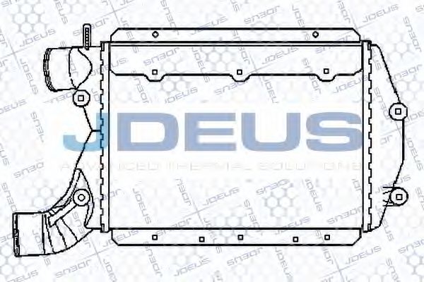 JDEUS 842M08 Интеркулер 